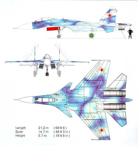 Су 37 чертеж