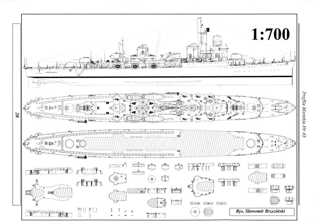 Profile morskie номер 110 и чертежи 1 200